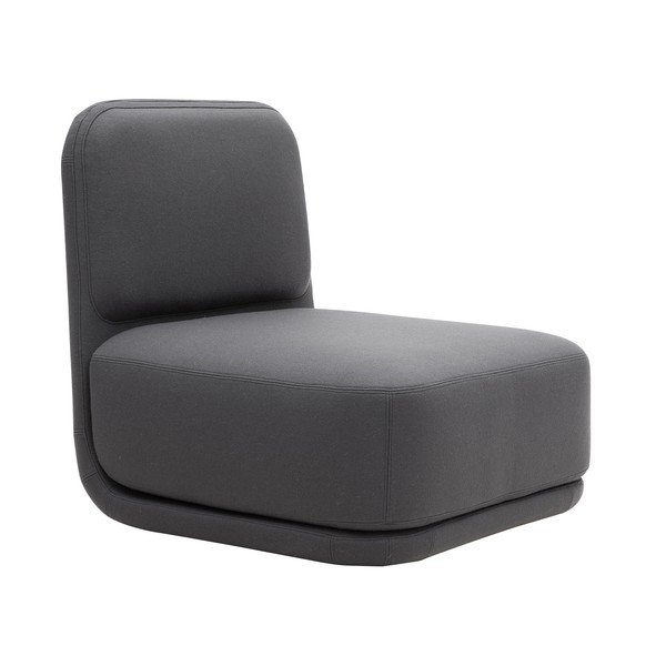 Poltrona grigio scuro Medium Standby - Softline-image-2