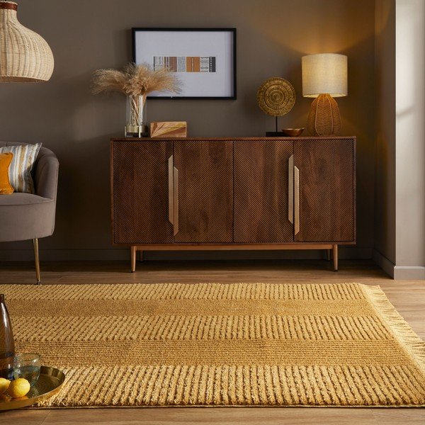 Tappeto giallo , 120 x 170 cm Kara - Flair Rugs-image-4