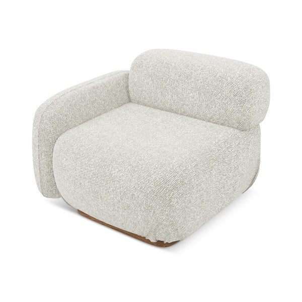 Parte divano componibile color crema (con penisola a sinistra) Ailani – Makamii-image-2