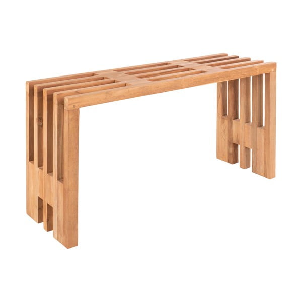 Panchina da giardino in legno di teak , 90 x 30 cm Benidorm - House Nordic-image-2