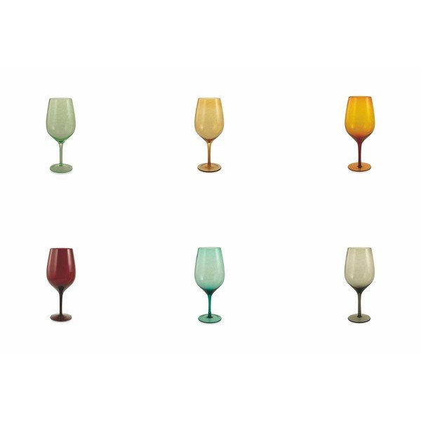 Set di 6 bicchieri Villa d'Este , 428 ml Happy Hour - VDE Tivoli 1996