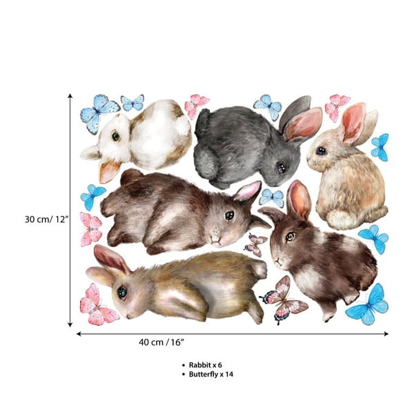Adesivi murali Coniglietti - Ambiance-image-2