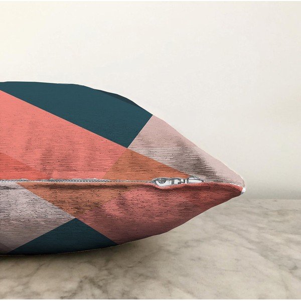 Federa in misto cotone Triangoli, 55 x 55 cm - Minimalist Cushion Covers-image-1