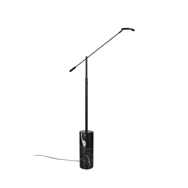 Lampada da terra LED nera (altezza totale 145 cm) Fiore – Trio Select-image-1