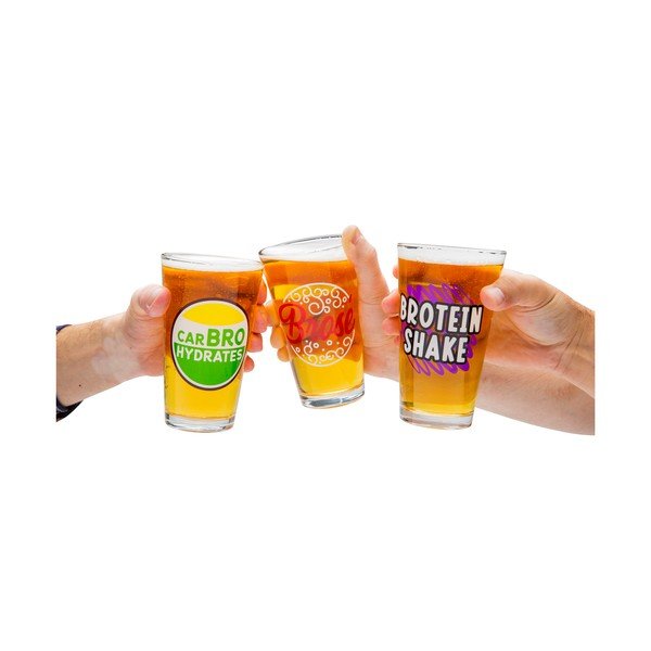 Set di 3 bicchieri , 470 ml Beer Bros - Big Mouth Inc.