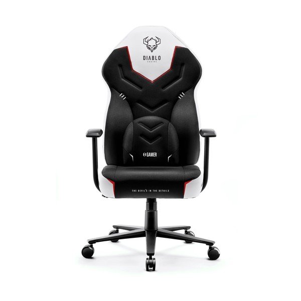Sedia da gioco nera X-Gamer 2.0 - Diablo Chairs-image-1