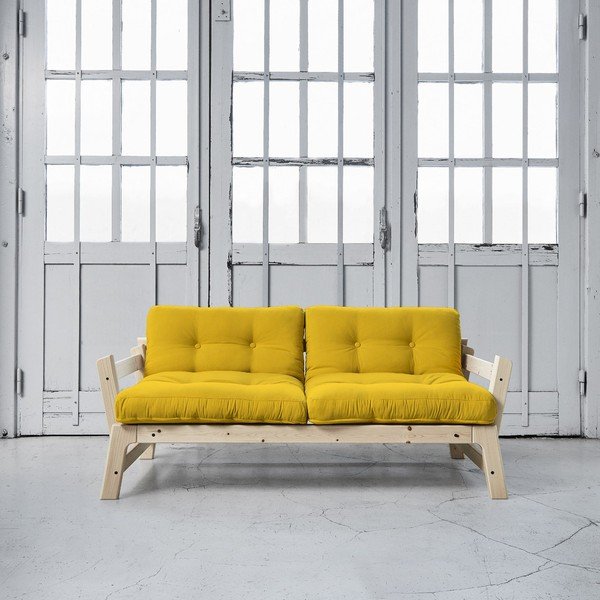 Rozkládací pohovka Karup Step Natural/Amarillo-image-1