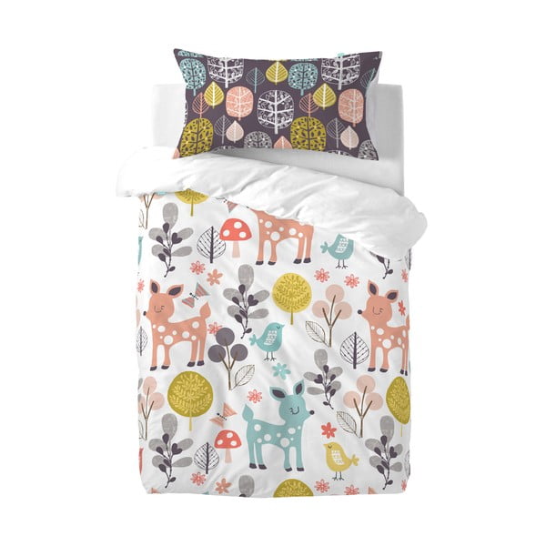 Biancheria da letto in cotone per bambini , 115 x 145 cm Woodland - Moshi Moshi