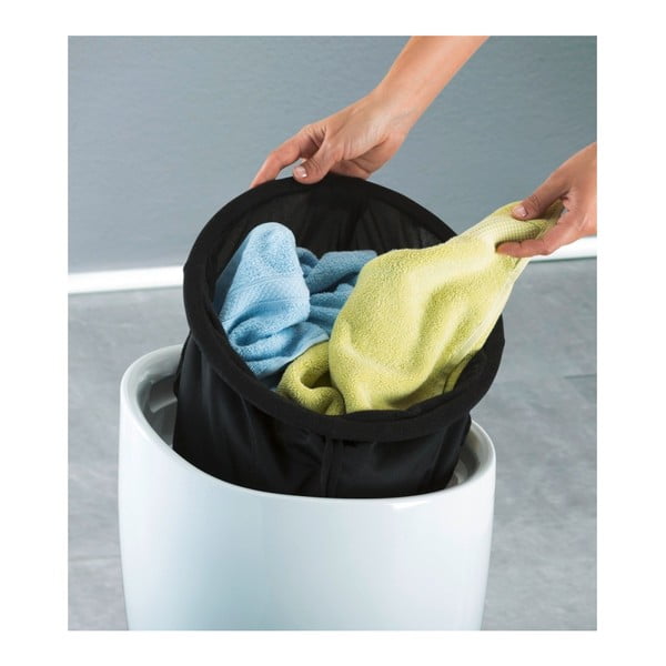 Cesto per la biancheria bianco e sgabello in uno , 20 l Candy - Wenko-image-3