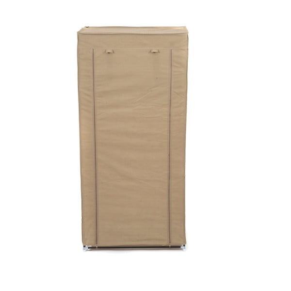 Armadio in tessuto beige 70x148 cm Wardrobe - Compactor-image-2