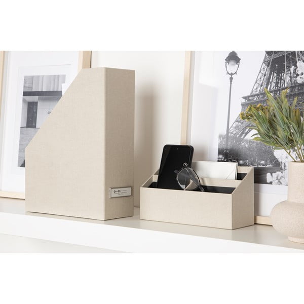 Set di organizer in cartone 4 pz Hugo Canvas Paper Laminate – Bigso-image-1