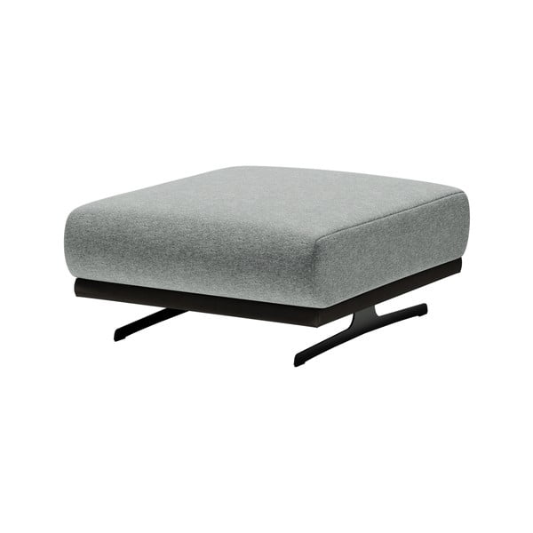 Pouf grigio chiaro Devichy Caulus - devichy