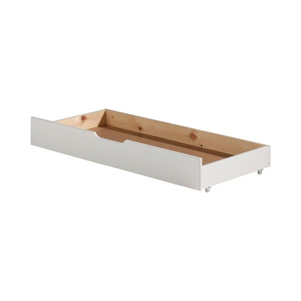 Sistema di contenimento bianco sotto il letto Bianco, larghezza 130 cm Jumper - Vipack
