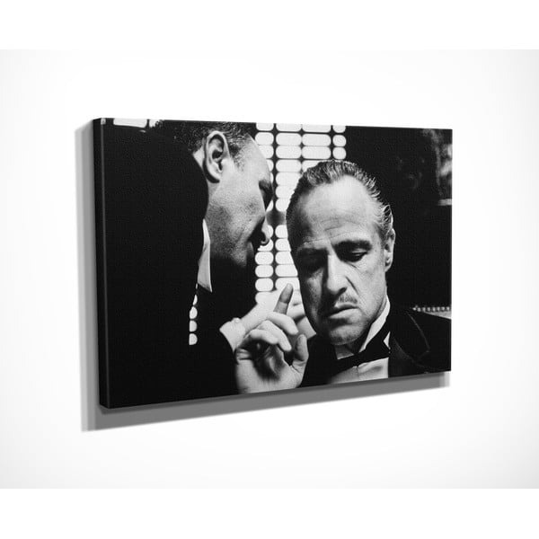 Pittura murale su tela Talk, 40 x 30 cm - Wallity-image-1