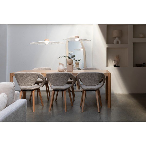 Tavolo da pranzo in legno massiccio 92,5x182 cm Sticks – Zuiver-image-1