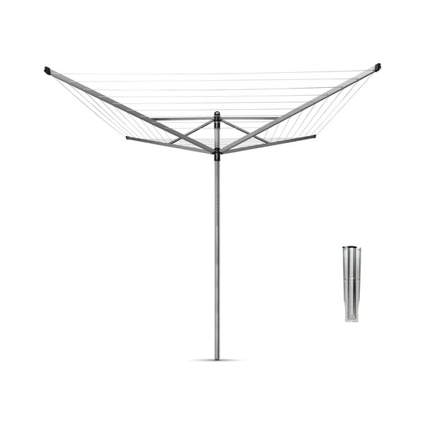 Stendino da giardino argentato 50 m Lift-O-Matic – Brabantia-image-3