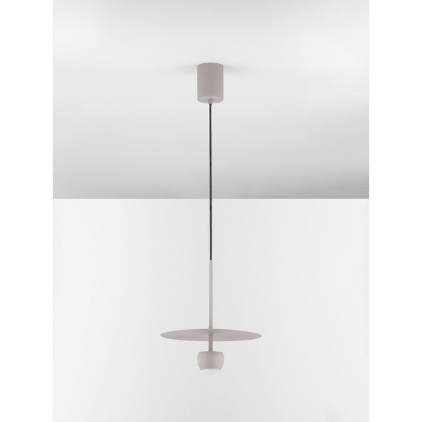 Lampadario LED beige in alluminio ø 30 cm Edem – Nova Luce-image-3