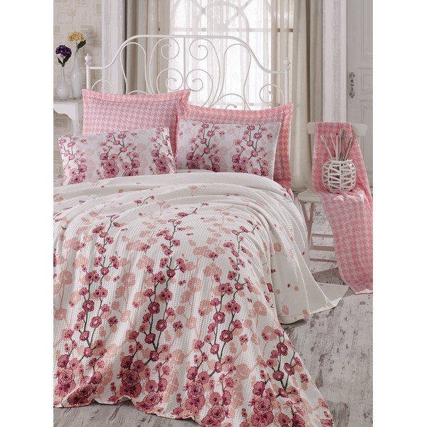 Copriletto con lenzuolo Blossom, 160x235 cm - Mijolnir