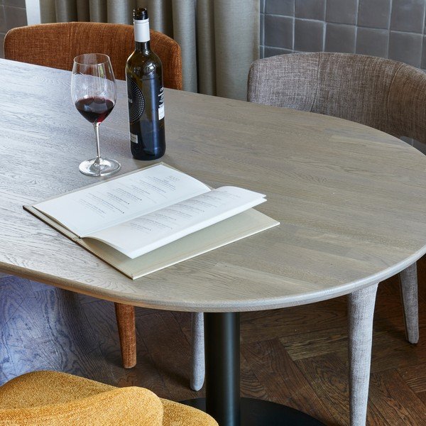 Tavolo da pranzo con piano in rovere massiccio 90x220 cm Tablo – WOOOD-image-1