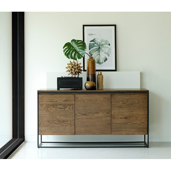 Cassettiera con dettagli in rovere Rivoli - Unique Furniture-image-1