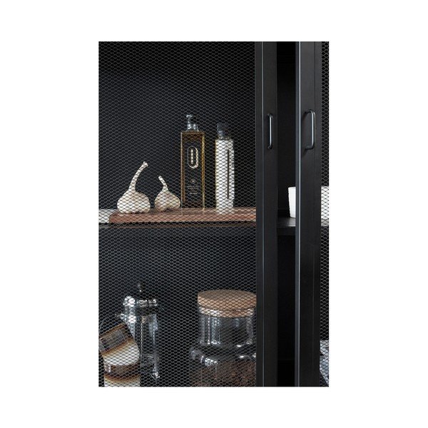 Vetrina nera Enok, lunghezza 100 cm - Hübsch-image-2