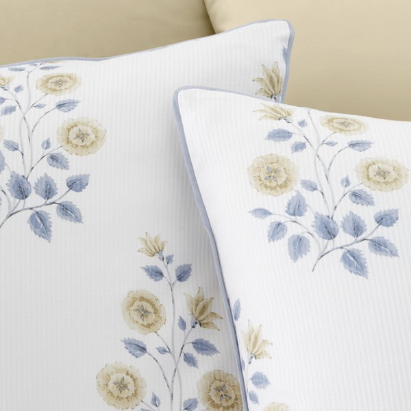 Biancheria da letto bianca in tessuto damascato per letto matrimoniale 200x200 cm Eloise Floral – Bianca-image-4