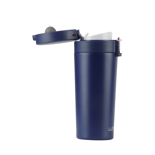Termos da viaggio blu scuro, 400 ml Fuori - Vialli Design-image-2