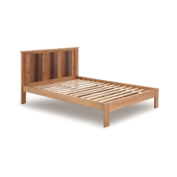 Letto matrimoniale con griglia 140x190 cm in colore naturale Maude - Marckeric-image-2