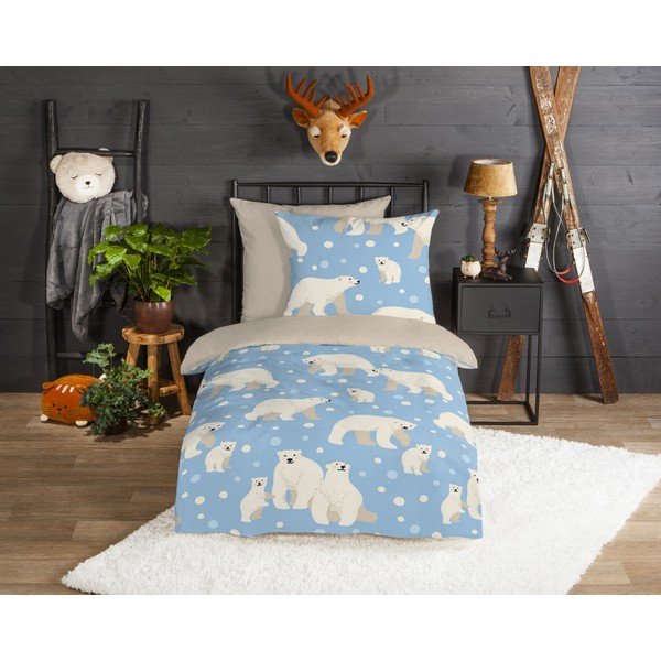 Biancheria da letto per bambini in flanella per letto singolo 140x200 cm - Good Morning-image-1