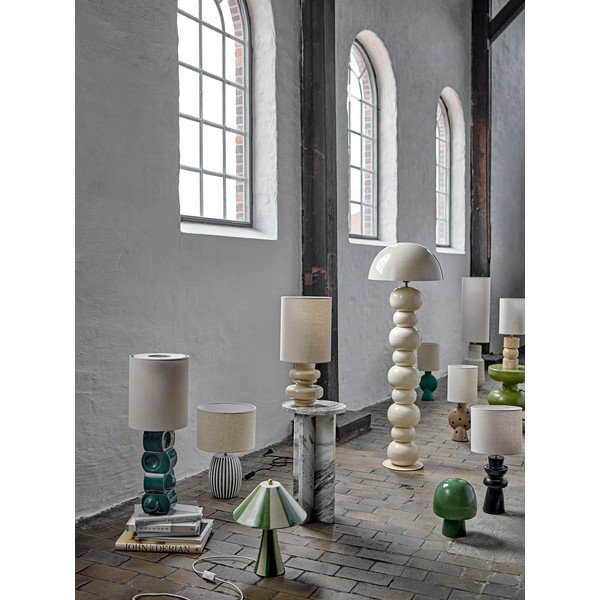Lampada da tavolo in ceramica con paralume in ceramica (altezza totale 35 cm) Olive – Bloomingville-image-2