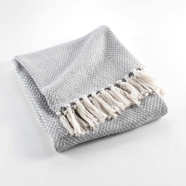 Coperta 125x150 cm Louisette - douceur d'intérieur-image-1