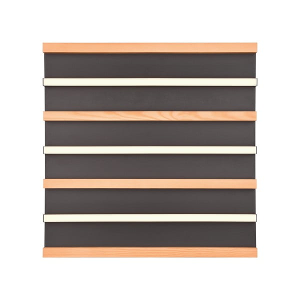 Plafoniera nero-color legno a LED dimmerabile 6x46 cm Fontana - Trio-image-3