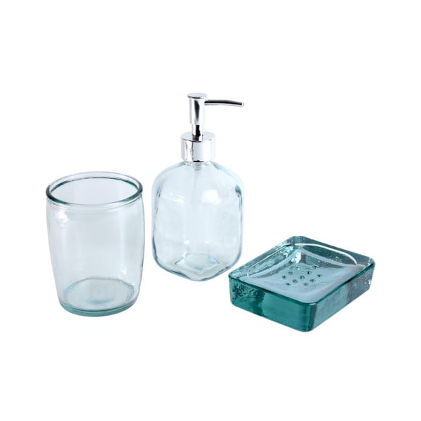 Set di accessori da bagno in vetro Bubbles - Ego Dekor