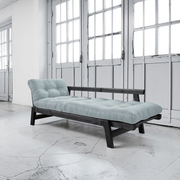 Rozkládací pohovka Karup Step Black/Sky Blue-image-3