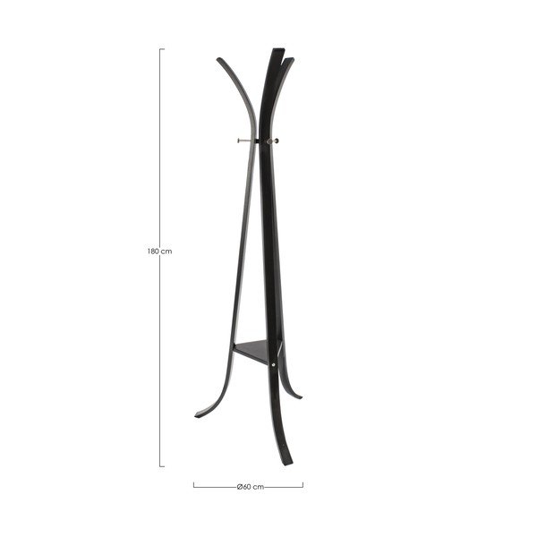 Appendiabiti nero in acciaio 60x180 cm Triomphe – Bizzotto-image-2