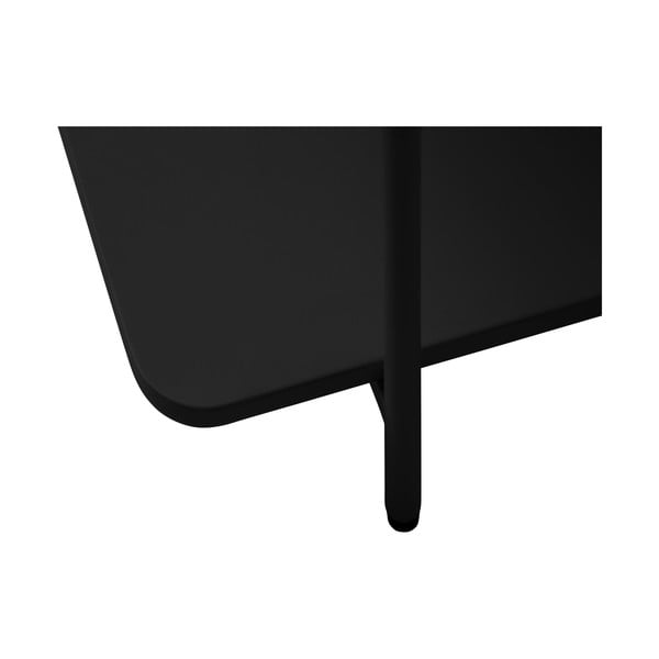 Tavolino da salotto nero in metallo 55x110 cm Yuba – Unique Furniture-image-4