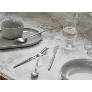 Posate grigio chiaro/argentata in acciaio inox 16 pz Maxime – Blomus