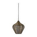 Lampadario color bronzo in metallo ø 27 cm Alvaro – Light & Living