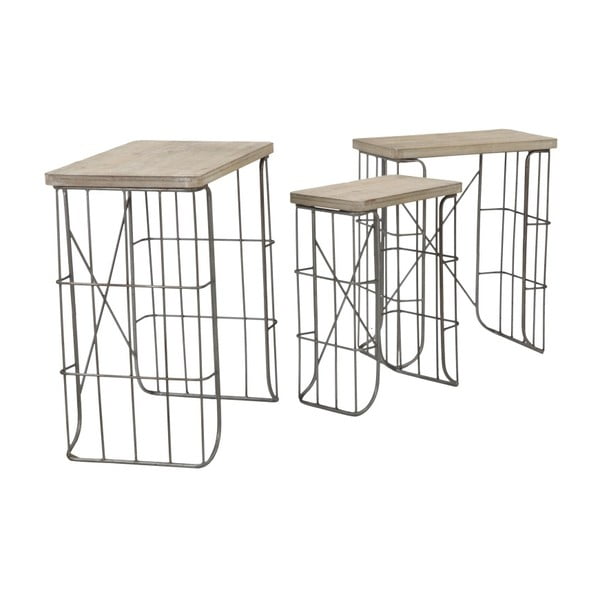 Set di 3 tavolini da caffè Messico - Mauro Ferretti-image-2