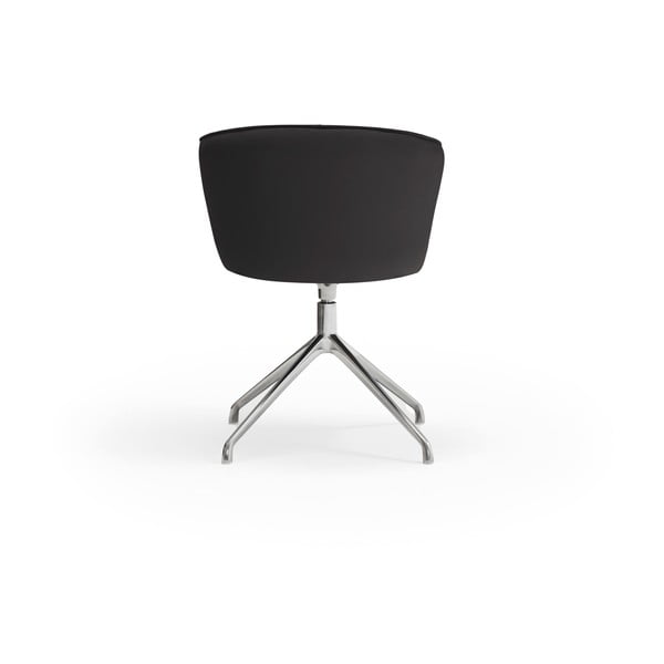 Set di sedie da pranzo nera in imbottito 2 pz Add – Teulat-image-3