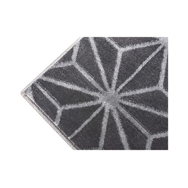 Tappeto grigio Cristal Uno, 160 x 230 cm - Mazzini Sofas-image-1