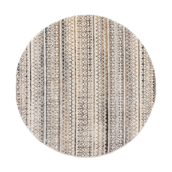 Tappeto rotondo beige 140x140 cm Camino - Flair Rugs