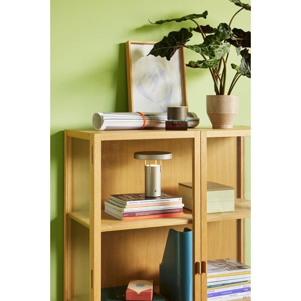 Lampada da tavolo dimmerabile a LED grigio chiaro (altezza 20 cm) BringMe - Hübsch-image-2