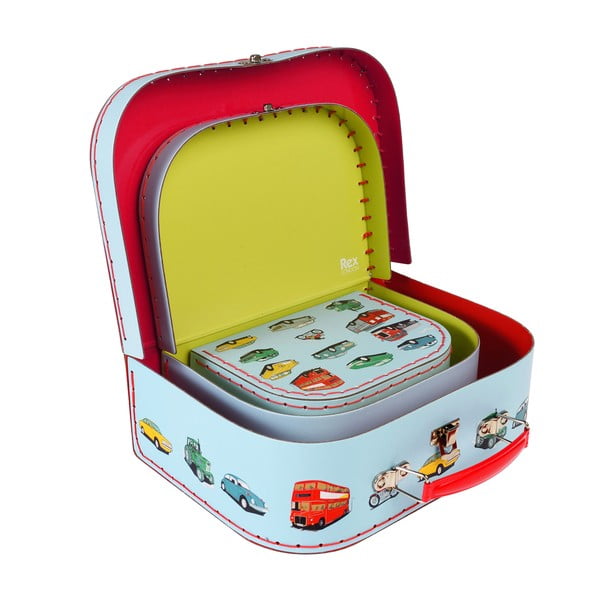 Valigie per bambini in set di 3 pezzi Road Trip - Rex London-image-1