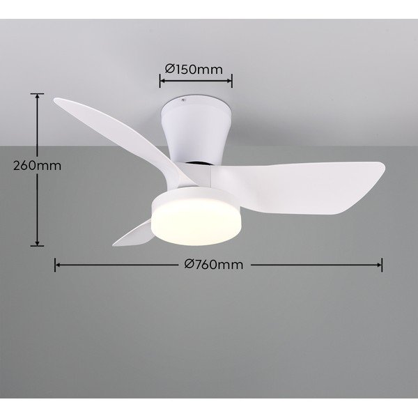 Plafoniera LED bianca Randers – Reality-image-3