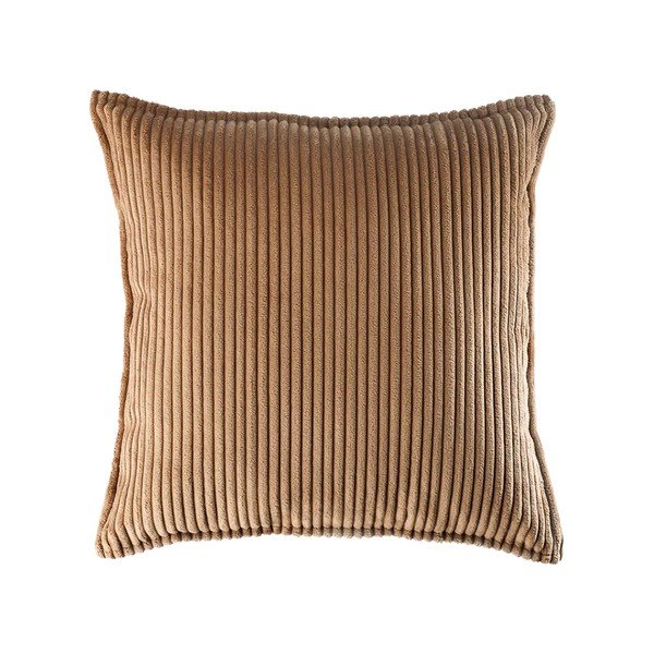 Cuscino per divano da bambini marrone con rivestimento in velluto a coste Block – Wigiwama