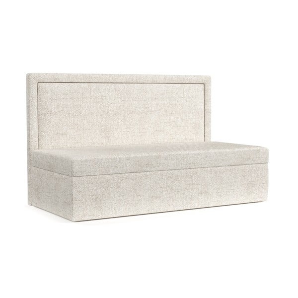 Letto singolo imbottito crema 90x200 cm Scala - Maison de Rêve