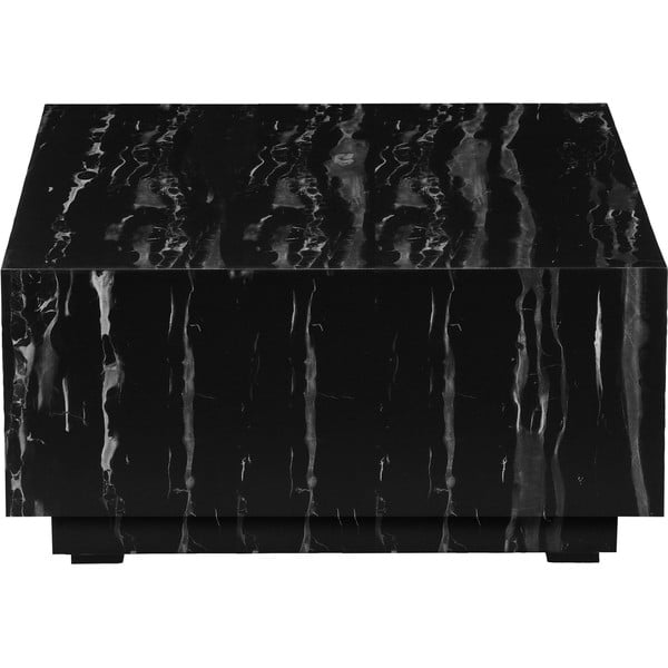 Tavolino nero in marmo 100x100 cm Vito - Støraa-image-3