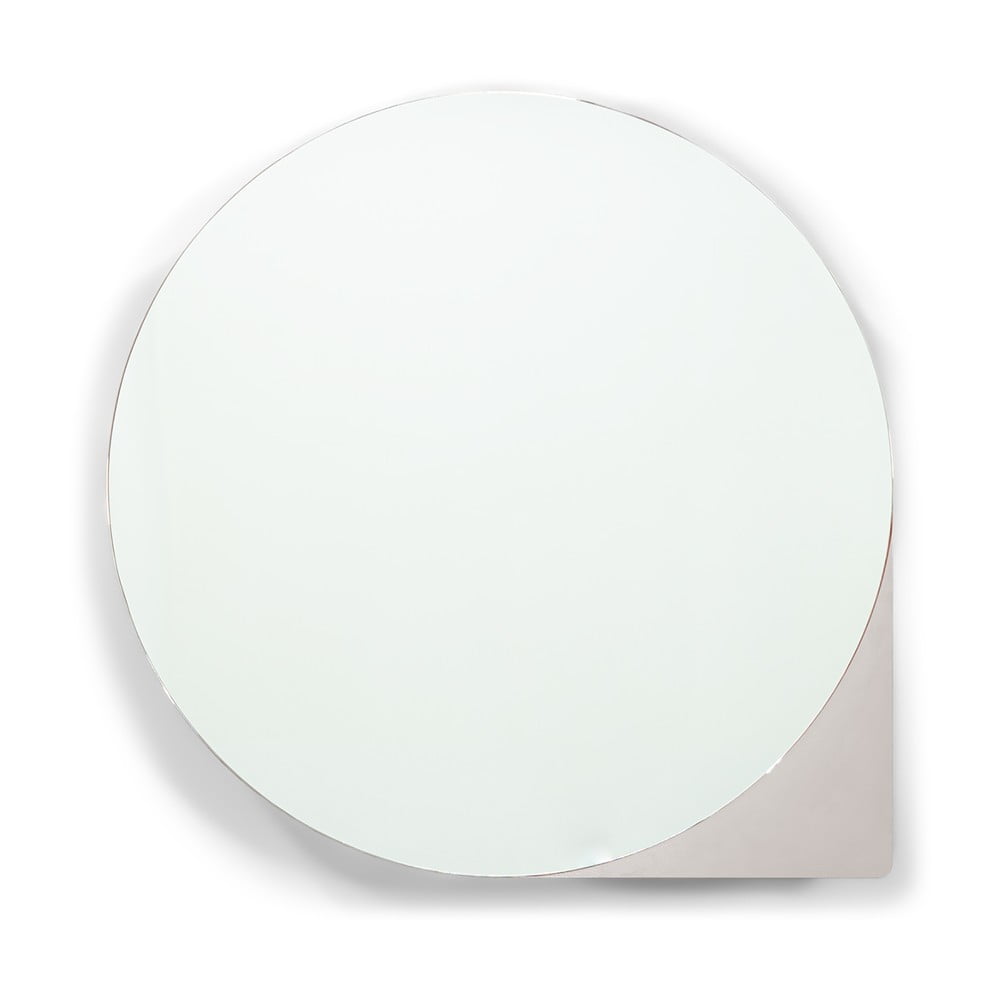 Mobile da bagno a sospensione in metallo grigio-beige con specchio 35x35 cm Sonnet - Spinder Design | Armadietti e mobili da bagno