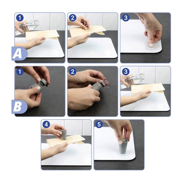 Set di 2 copri stufe in vetro in marmo bianco-oro, 52 x 30 cm Universal - Wenko-image-4